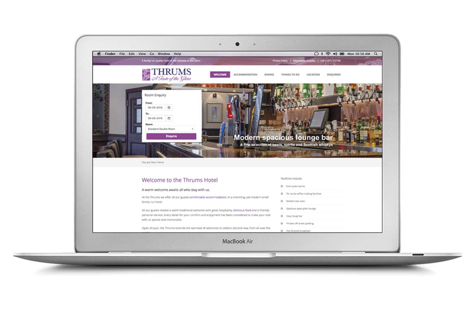 Thrums Hotel Website