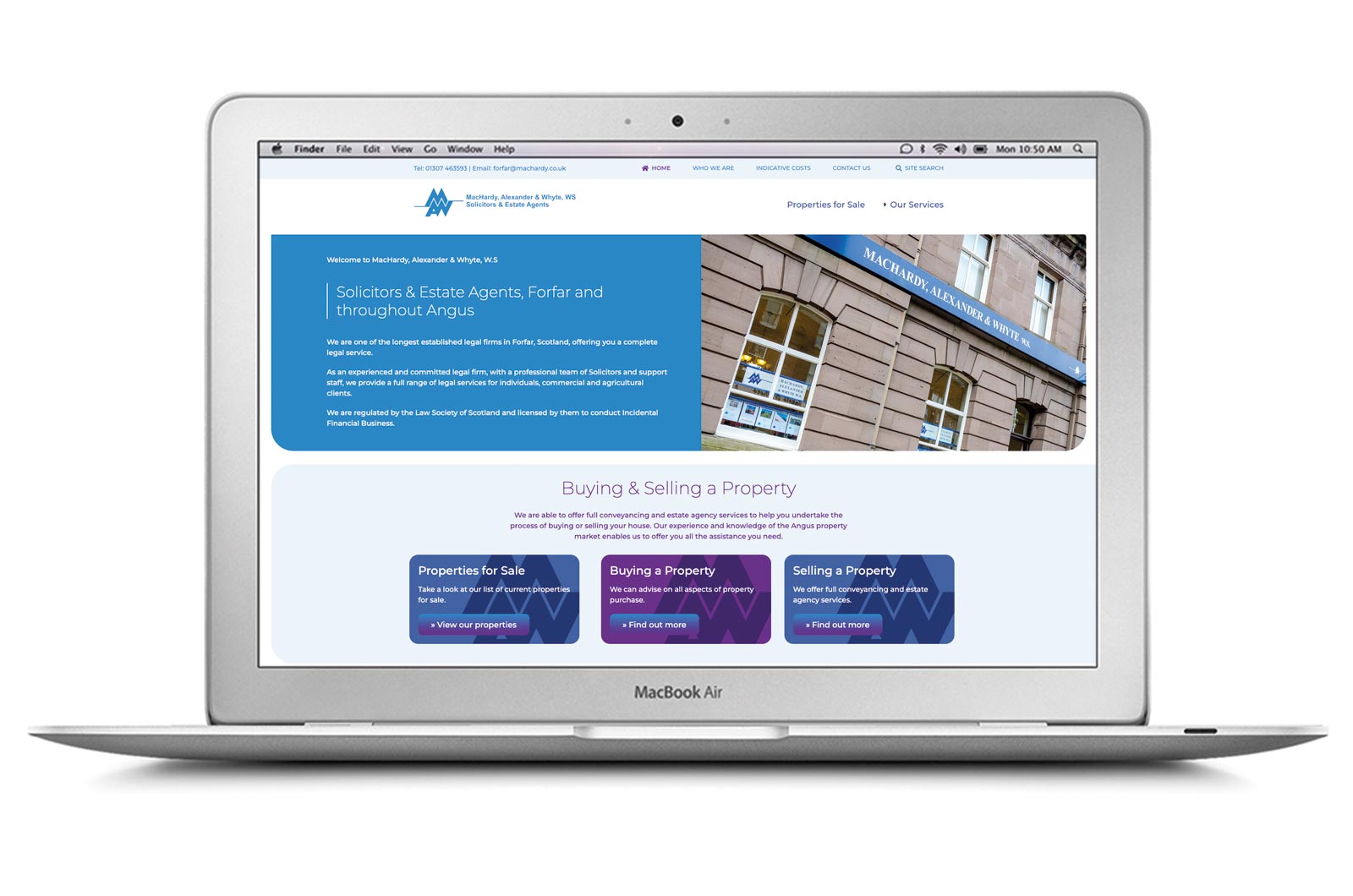 Machardy, Alexander & Whyte WS Website