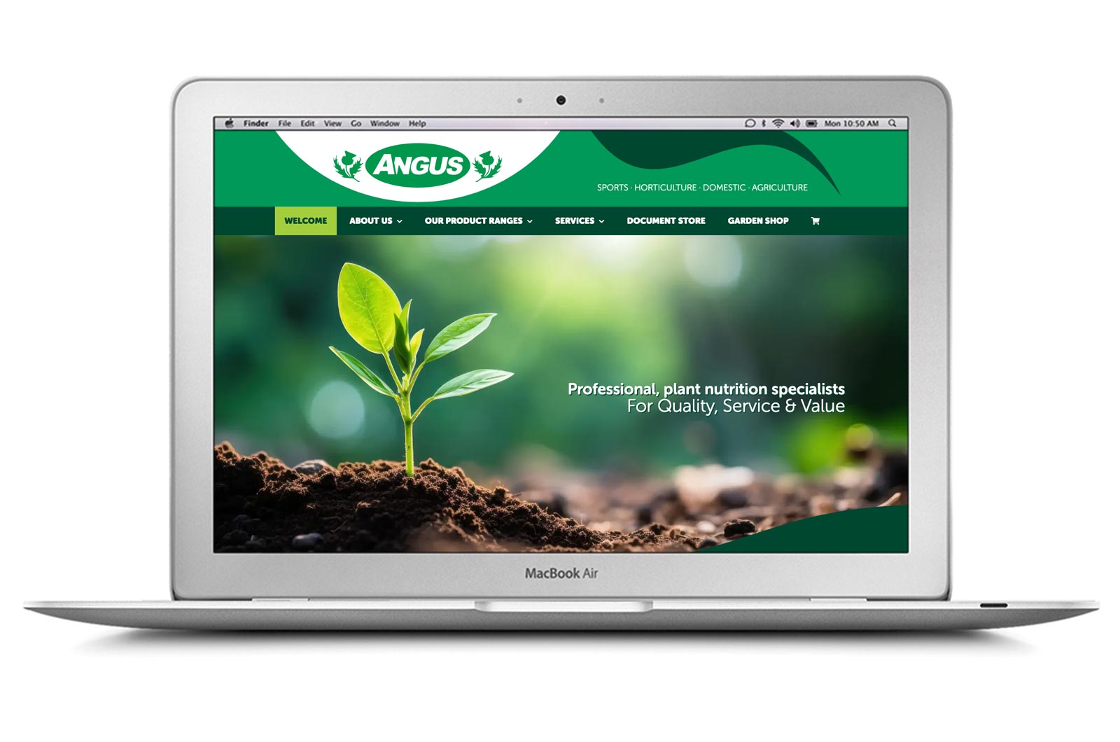 Angus Horticulture Website